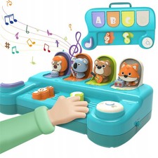Baby Spielzeug Motorikspielzeug Pop Up Activity Center mit Tieren Lernspielzeug