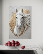 Leinwand Bild Pferd Abstrakt