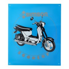 Blechschild IFA Simson Scooter - Roller SR50 SR80  40 x 35 cm DDR Moped 