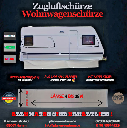 Wohnwagenschürze nach maß - nach,