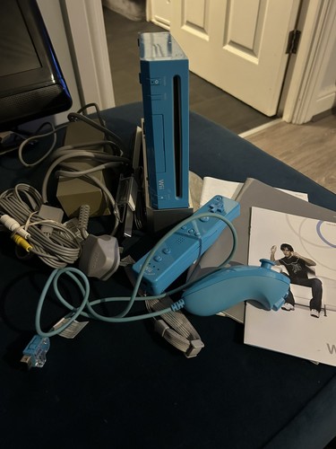 Nintendo wii konsole blau - wii,