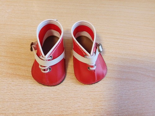 Puppenschuhe rot sehr - rot,