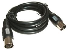MIDI Kabel MIDIKABEL 1,5m black 5-polig Audiokabel Videokabel ST / ST