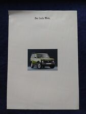 Lada Niva Prospekt 9.1994 Niva L, Special, Taiga Diesel