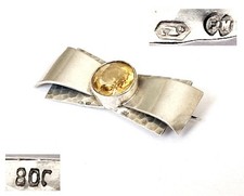 Antike Brosche Schleife 800er