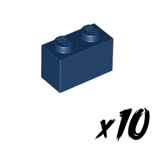 10x lego 3004 1x2 - •, stein