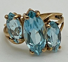 Solid Yellow 10k Gold triple