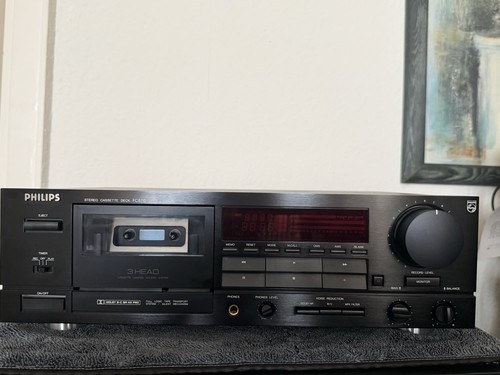Stereo cassette deck philips - deck,