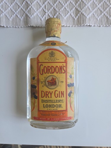 Alte flasche gordon dry gin - alte,