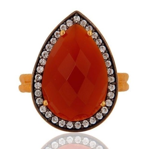 Natürlicher roter onyx zirkon - natürlicher,