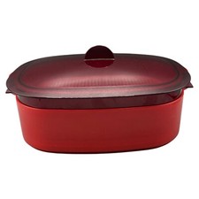 Tupperware Multi Micro Dämpfer Dampfgarer Mikrowelle 31cm Rot Dampfgaren Mikro