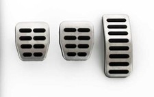 Passend für VW Amarok Bora Golf 3 4 Polo 6N 6N2 9N 6R Fox Edelstahl Sport Pedale