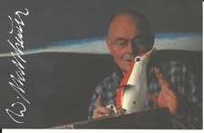 Wolfgang Mattheuer Kunstmaler AK mit Original-Autogramm -super erhalten!