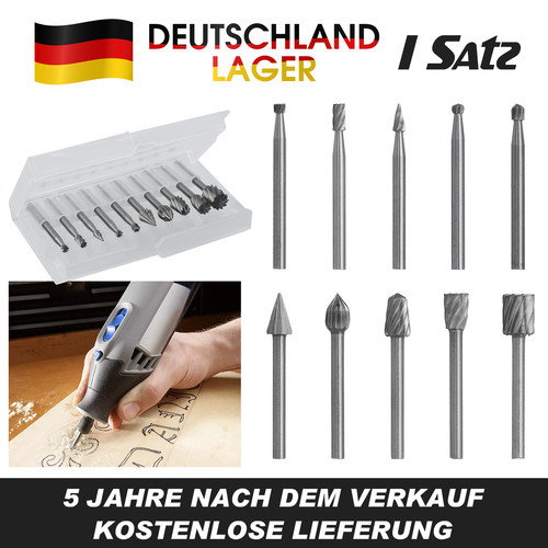 Für dremel 10x frässtift - 10x,