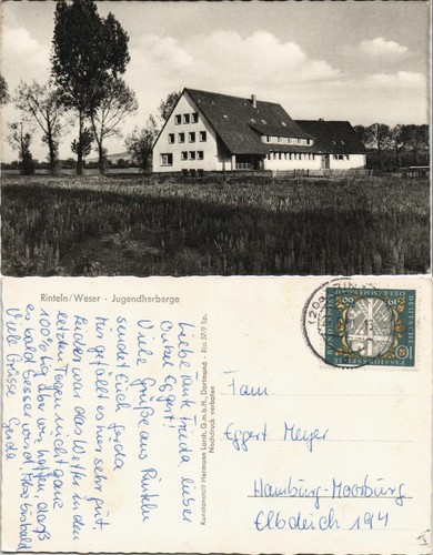 Ansichtskarte rinteln partie - ansichtskarte,