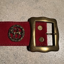 Schweizer Appenzeller Leder Gürtel TW 95