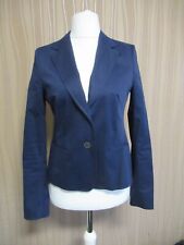 260/10 RENE LEZARD Damen Blazer Jacke Gr. 38 uni dunkelblau marine Stretch