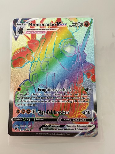 Pokemon karte montecarbo - montecarbo, vmax