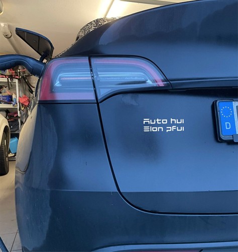 Auto hui elon pfui - pfui, tesla