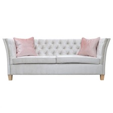 Polstersofa Sofa 3-Sitzer VIRGINIA Massivholz Buche