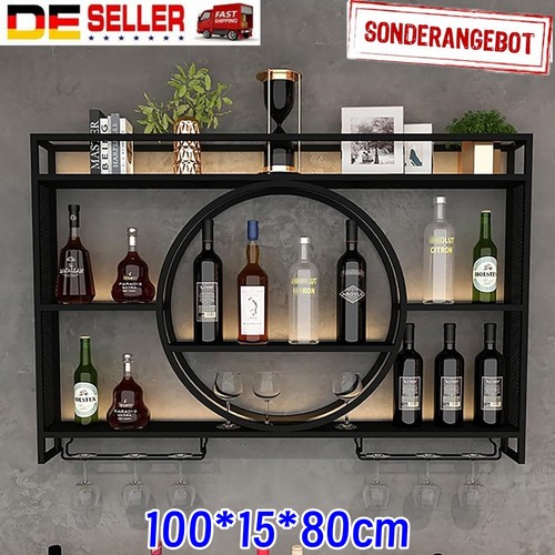 Weinregal wand mit led licht - mit, led-licht