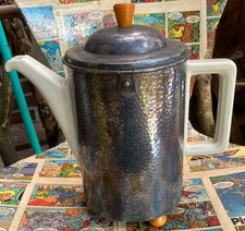 alte  WMF Thermo Kaffeekanne Bauscher Weiden Art Deco Catalin Füße