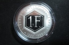 FRANKREICH 1 Francs 1988 “Charles de Gaulle”  Silber PP 20 Gramm Feinsilber