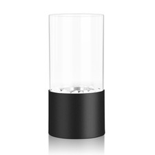 Tischkamin Kaminfeuer Edelstahl Glas Tischfeuer Innen Außen Kamin Glaskamin