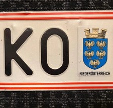 Original Auto Kennzeichen