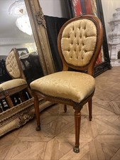 Stuhl barock gold hellbraun - stuhl,