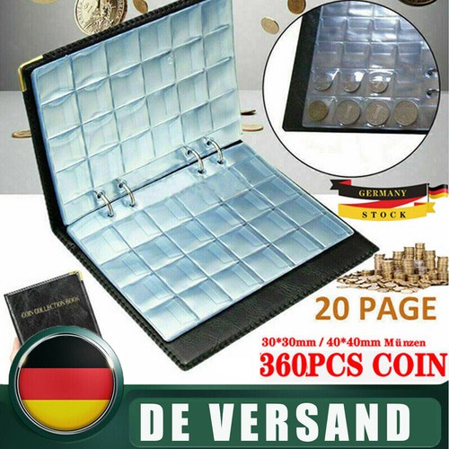 Neu 360tlg euro münzalbum - 360tlg, 2