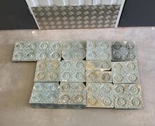 Alte Kachelofen Ofenkachel Blau 1871 Sächsische Ofenfabrik