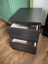 IKEA MALM 2x Kommoden schwarzbraun 
