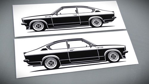 Opel kadett coupe - c, gte