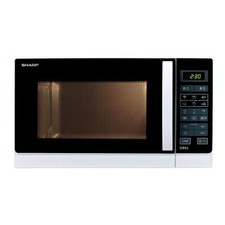 Sharp R-742WW Mikrowelle 25L Garraum Grill Weiß 900 Watt 11 Leistungsstufen