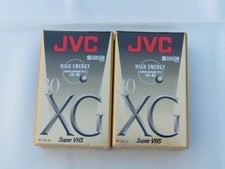 2 JVC Super VHS SE - C30 XG Camcorder Cassette