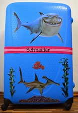 Koffergurt Gurtband + Wunschname Kofferband Zahlenschloss Gepäckgurt 8 Farben 