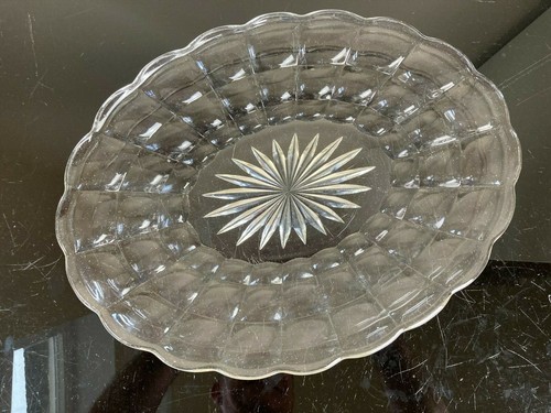 Platte teller oval - teller, 40er/
