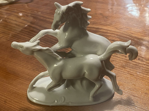 Gräfenthal ddr porzellanfigur - ddr,