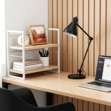 Holz Schreibtischregal