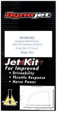Dynojet VergaserKit Stage 3 für Yamaha XVS 650 Drag Star 97-03 Rennsportartikel