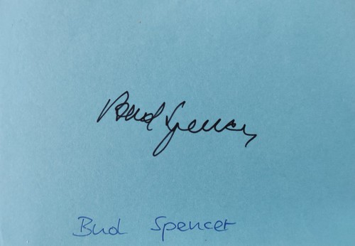 Bud spencer original autogramm - spencer,