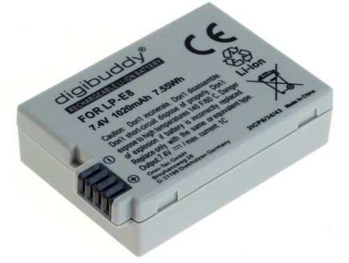 1020mah ion akku - li-ion, canon