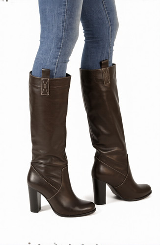 Designer high heel - high, echtleder