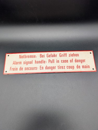 Altes emaille schild - altes,