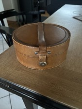 Alter Lederkoffer,Lederschachtel, Kragenschachtel, Manschetten