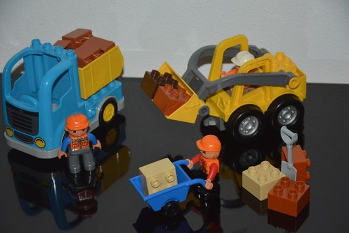 Lego baustelle lader - baustelle,
