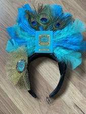 4711 Karneval Haarreif Haarschmuck Hut mit Beleuchtung Unikat