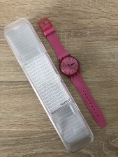SWATCH SWISS pinke Armbanduhr Quartz - Tag-/ Datumsanzeige in Originalverpackung