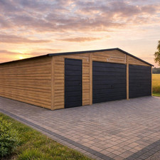 Doppelgarage 8x6 m Blechgarage